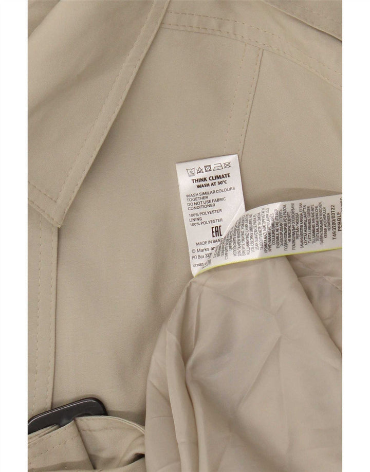 Marks & Spencer Damen Trenchcoat UK 24 4XL Grün Polyester