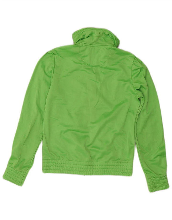 Diadora Jungen-Trainingsanzugoberteil mit Grafik, 11–12 Jahre, XL, grünes Polyester
