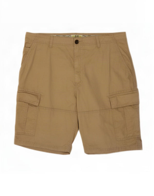 Marks & Spencer Herren Cargoshorts XL W38 Beige Baumwolle