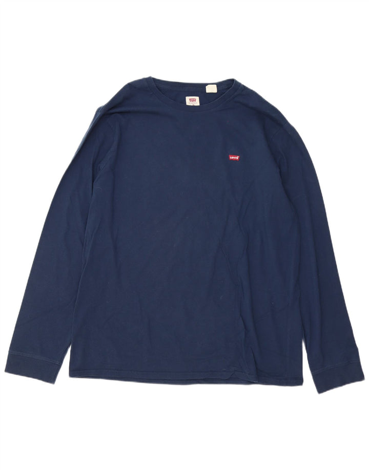 Levi's Herren Standard Top Langarm XL Marineblau Baumwolle
