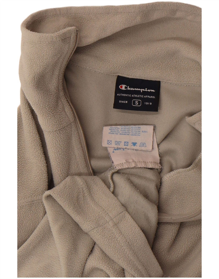 Champion Herren-Fleecepullover mit Reißverschluss, Größe S, Grau, Polyester