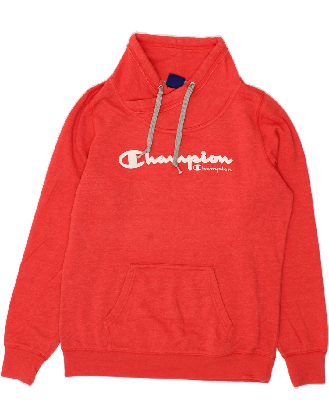 CHAMPION Womens Graphic Sweatshirt Jumper UK 16 Large Red Cotton Vintage Champion and Second-Hand Champion from Messina Hembry 