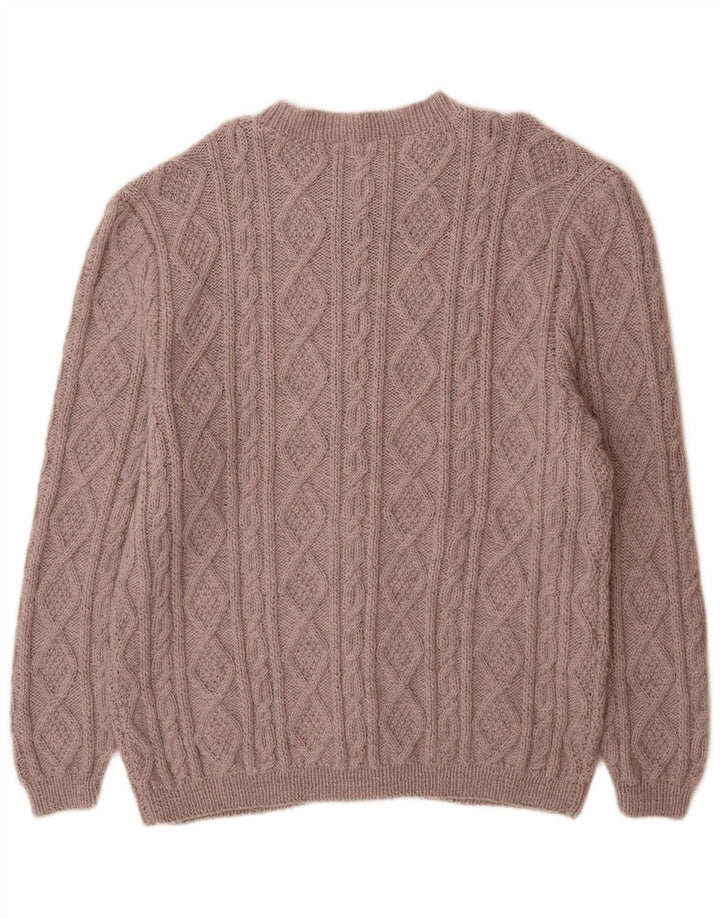 Vintage Herren Cardigan Pullover XL Lila