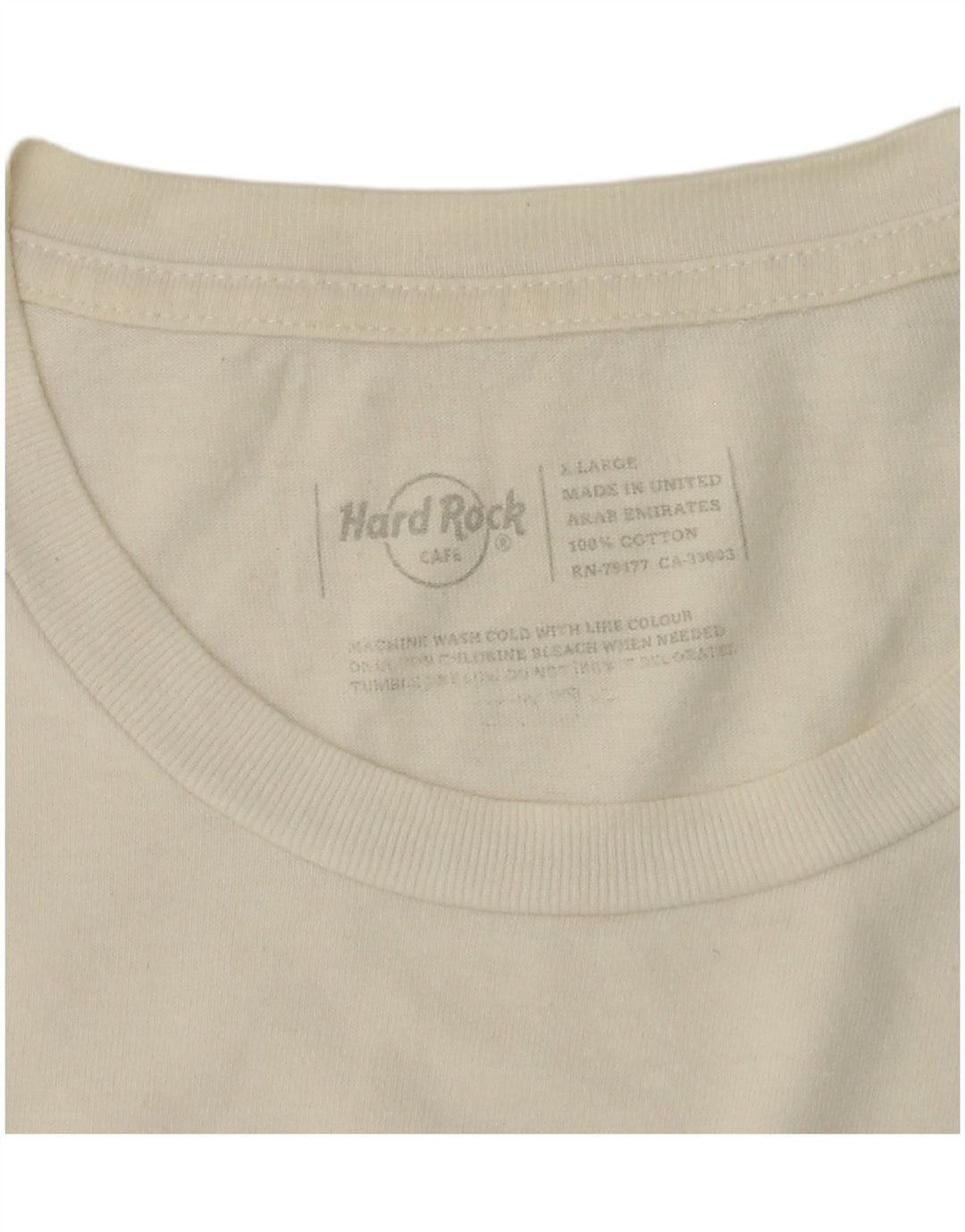 Hard Rock Cafe Damen Dublin Graphic T-Shirt Top UK 18 XL Weiße Baumwolle