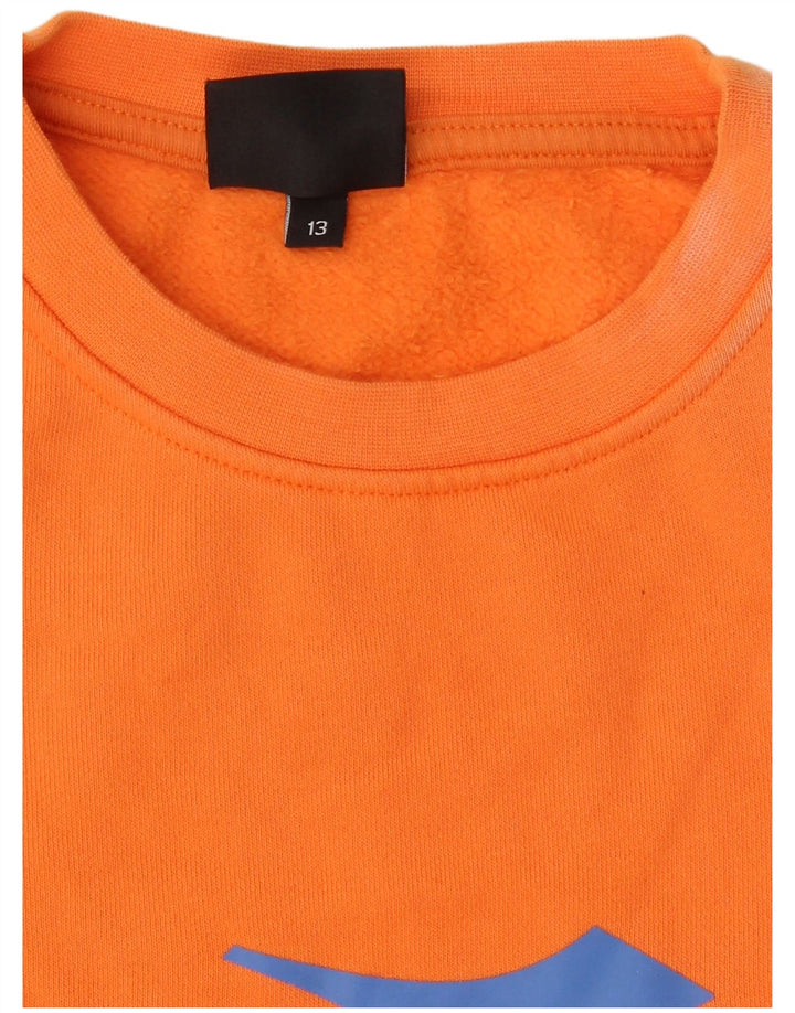 Diadora Grafik-Sweatshirt für Jungen, 12–13 Jahre, Orange