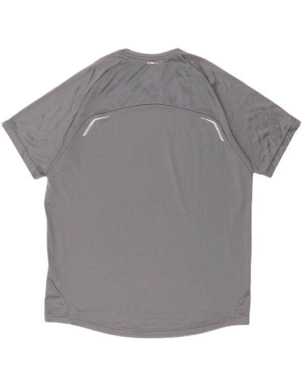 Adidas Herren Grafik T-Shirt Top XL Grau Polyester