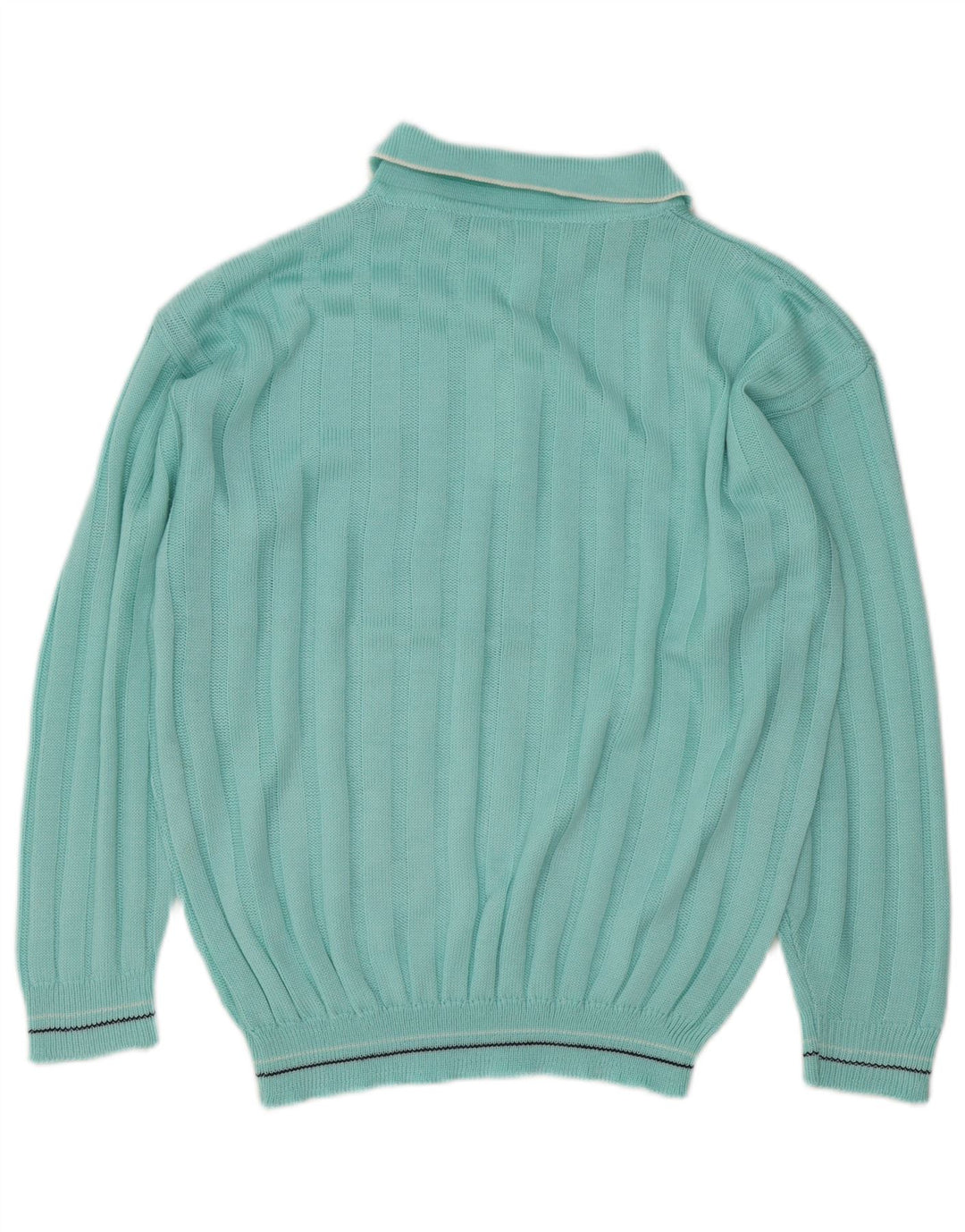 Vintage Herren Rollkragenpullover Pullover Medium Türkis