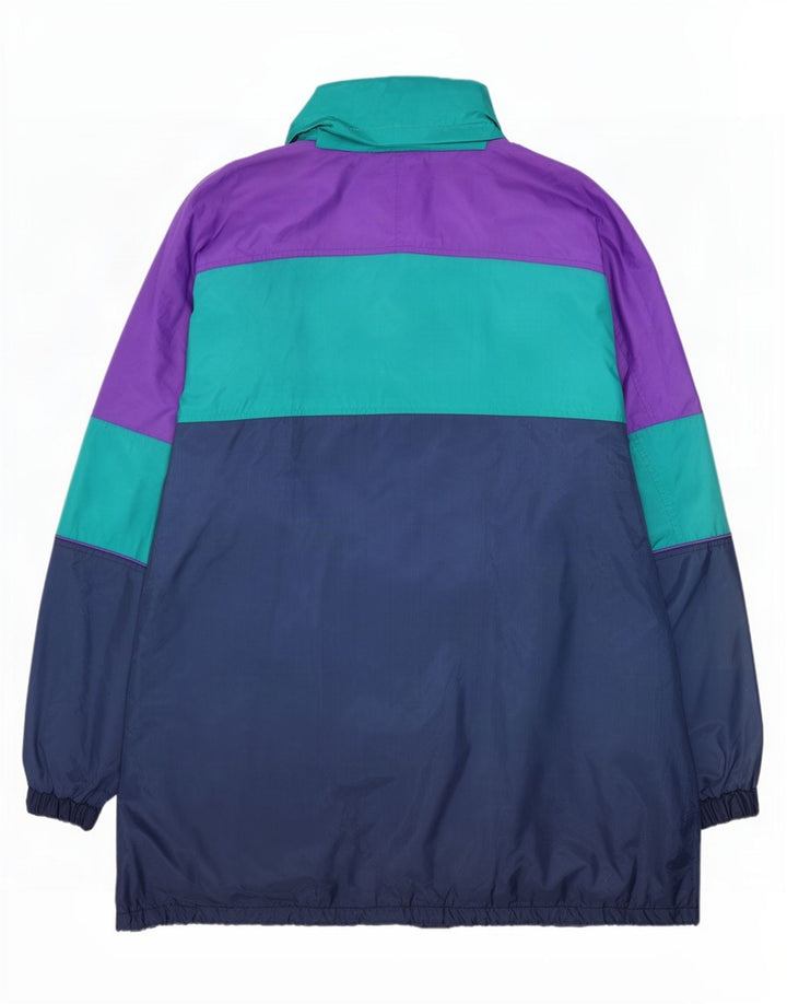 Master Herren-Trainingsanzug mit Kapuze, Jacke XL, blaues Colourblock-Nylon