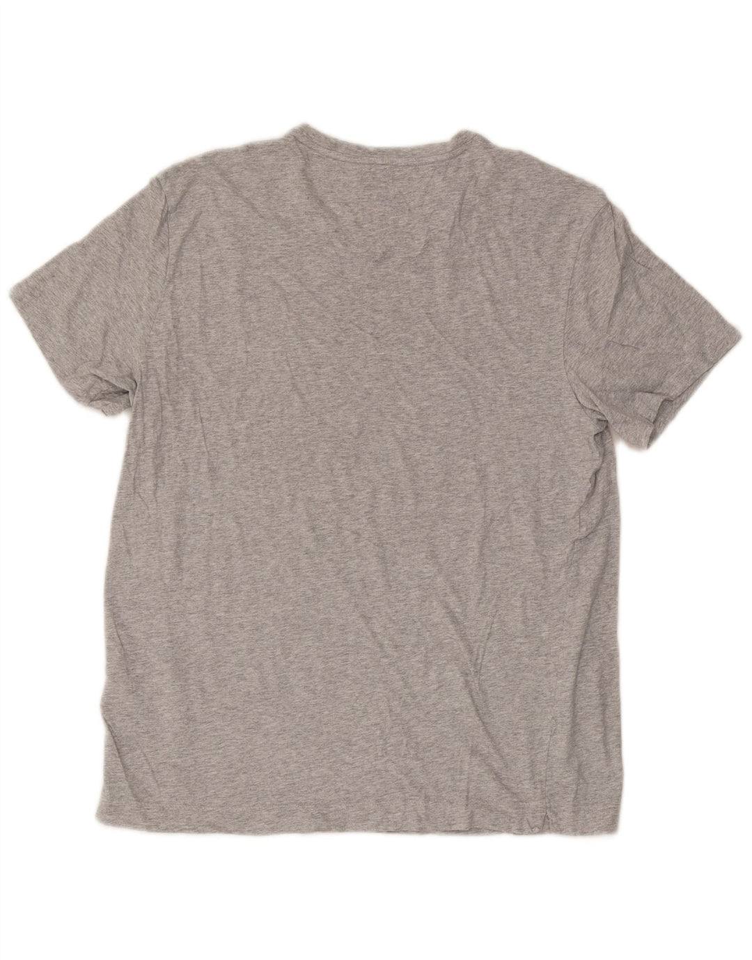 Adidas Herren T-Shirt Top Large Grau meliert Baumwolle