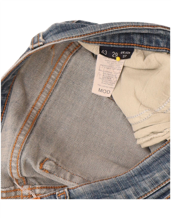 Trussardi Jeans Damen Bootcut-Jeans W27 L30 Blaue Baumwolle