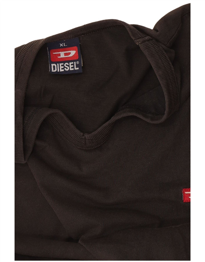 Diesel Herren T-Shirt Top XL Schwarz
