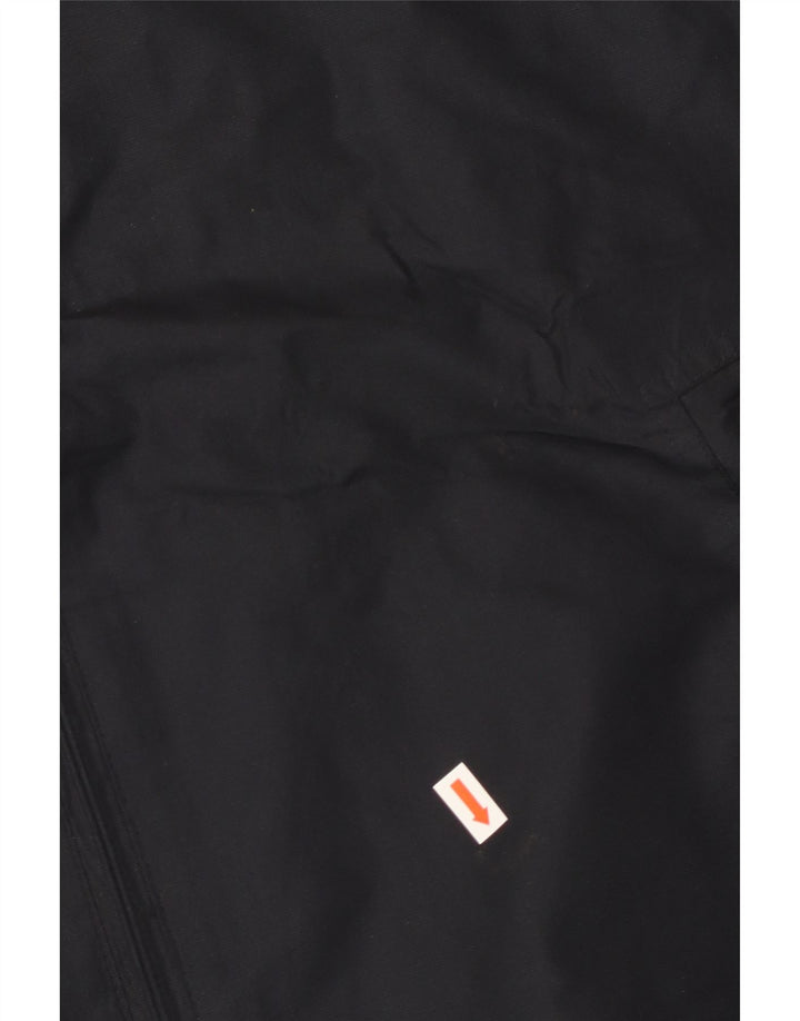 London Fog Herren-Regenjacke mit Kapuze, UK 44, 2XL, schwarzes Polyester