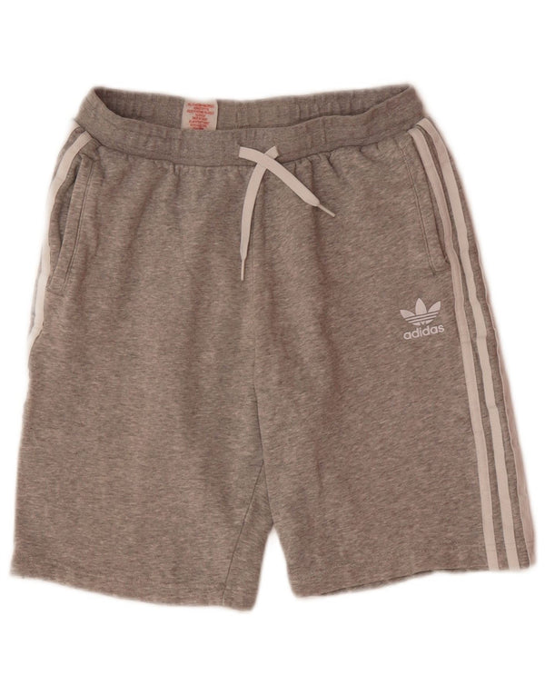 Adidas Sportshorts für Jungen, 15–16 Jahre, graue Baumwolle