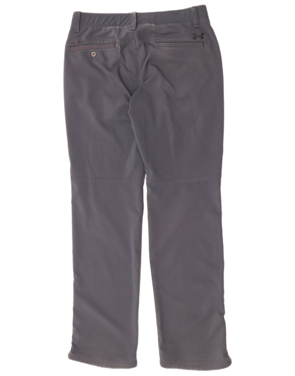 Under Armour Herren Regular Chinohose W34 L34 Graues Polyester