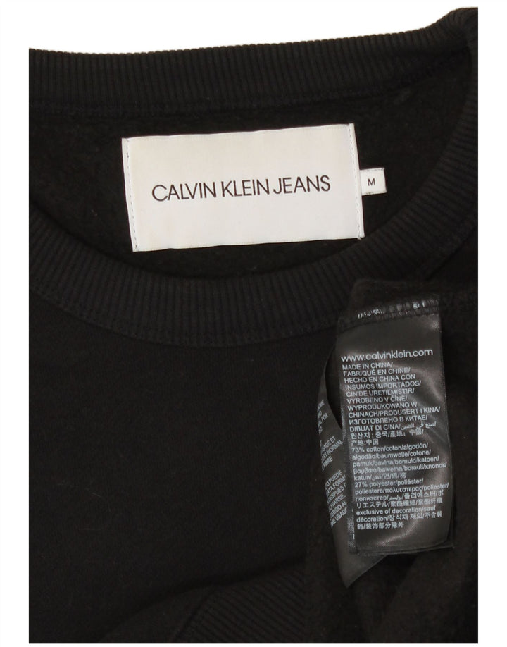 Calvin Klein Jeans Herren-Sweatshirt mit Grafik, mittelschwarze Baumwolle