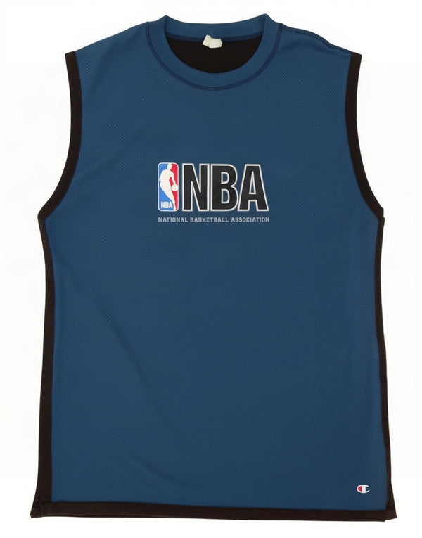 Champion Herren NBA Graphic Vest Top XL Marineblau Farbblock