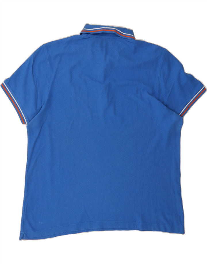 LOTTO Mens Polo Shirt 2XL Blue Vintage Lotto and Second-Hand Lotto from Messina Hembry 
