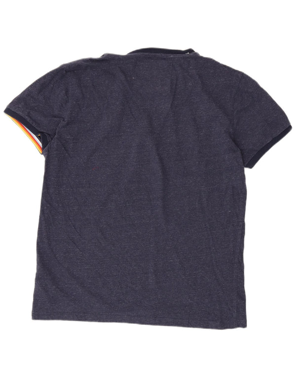Superdry Herren T-Shirt Top 2XL Blau Baumwolle