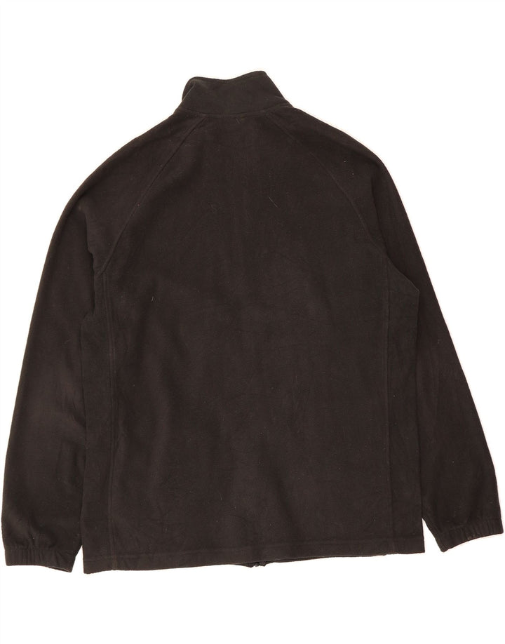 STARTER Mens Fleece Jacket Size 42/44 Large Black Polyester Vintage Starter and Second-Hand Starter from Messina Hembry 