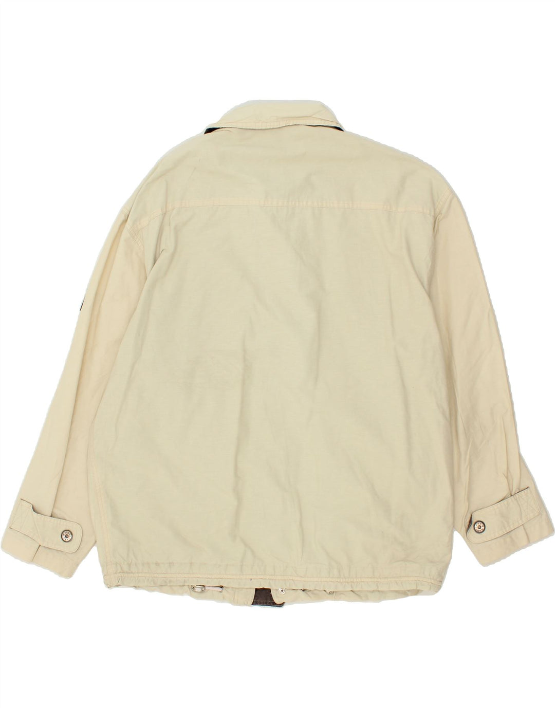 NAVIGARE Mens Bomber Jacket UK 42 XL White Vintage Navigare and Second-Hand Navigare from Messina Hembry 