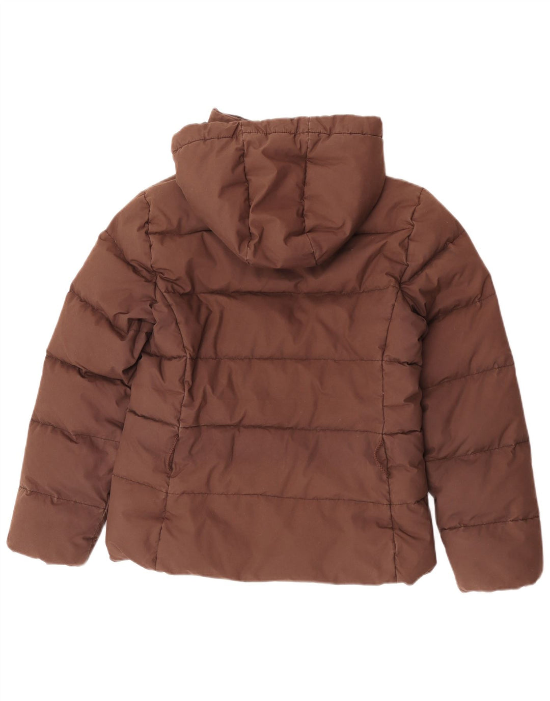 Murphy & Nye Wattierte Damenjacke mit Kapuze, UK 14, mittelbraune Baumwolle