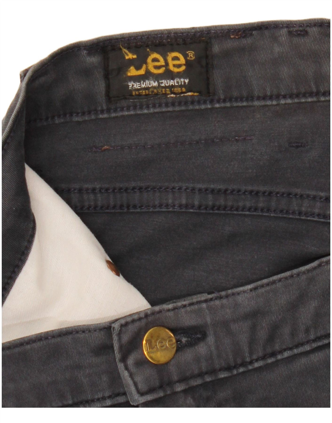 Lee Herren gerade Freizeithose W40 L27 Schwarz