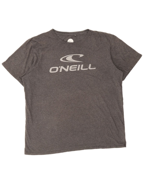 O'Neill Herren Grafik T-Shirt Top 2XL Grau Baumwolle