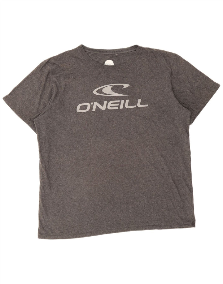 O'Neill Herren Grafik T-Shirt Top 2XL Grau Baumwolle