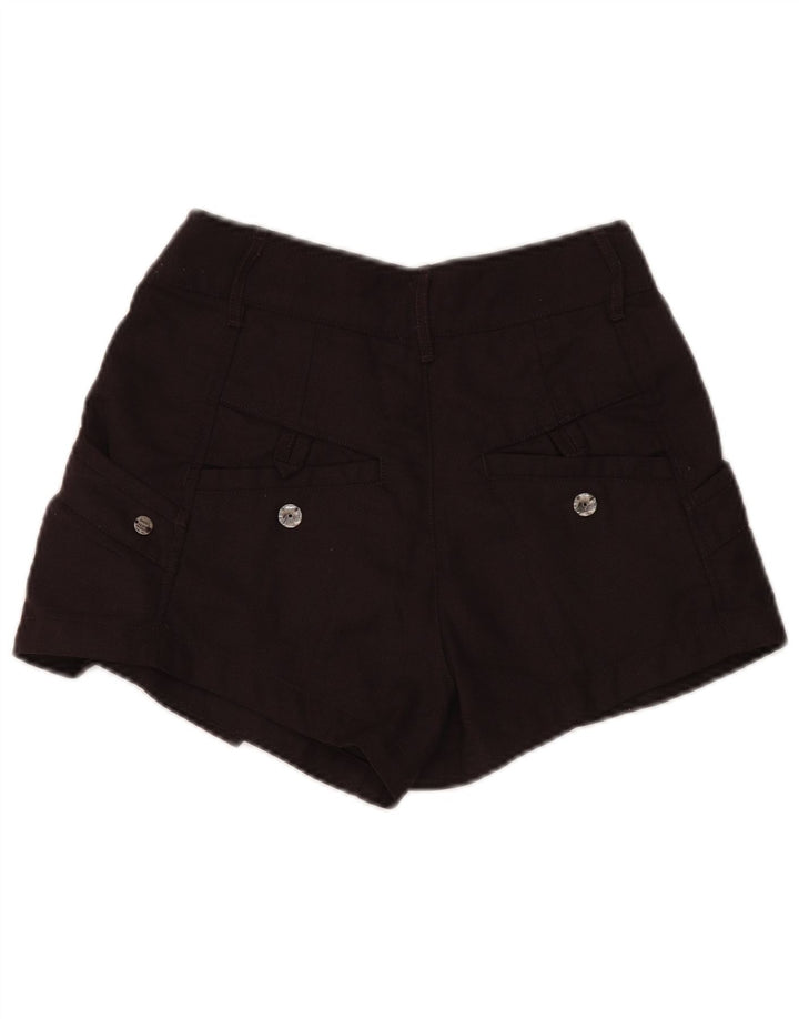 DIESEL Damen-Freizeitshorts mit hoher Taille, W28, mittelbraune Wolle