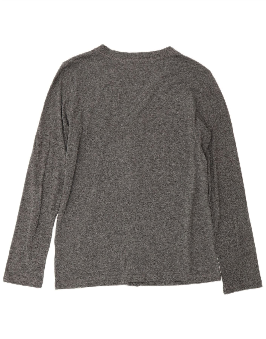 Carhartt Damen-Cardigan-Pullover UK 14 Mittelgraue Baumwolle