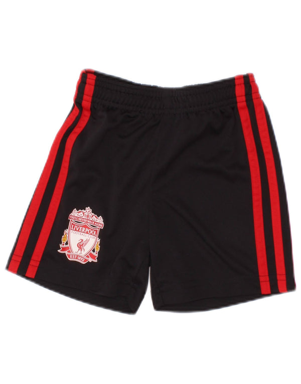 Adidas Baby-Jungen Liverpool Sportshorts 6–9 Monate, schwarzes Polyester