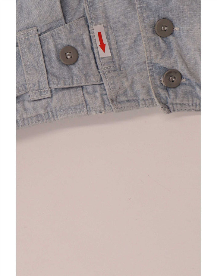 Vintage Herren Bomber Jeansjacke UK 36 Small Blue