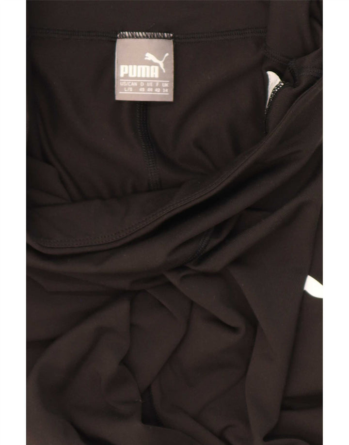 Puma Damen Capri-Leggings UK 14 Large Schwarz