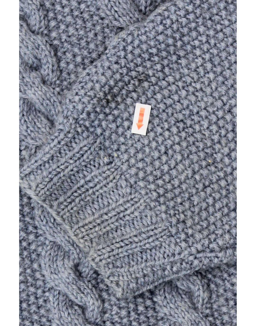 VINTAGE Womens V-Neck Jumper Sweater UK 16 Large Blue Vintage Vintage and Second-Hand Vintage from Messina Hembry 