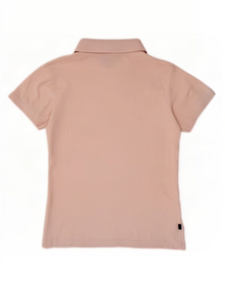 Asics Damen Poloshirt UK 10 Small Rosa Baumwolle