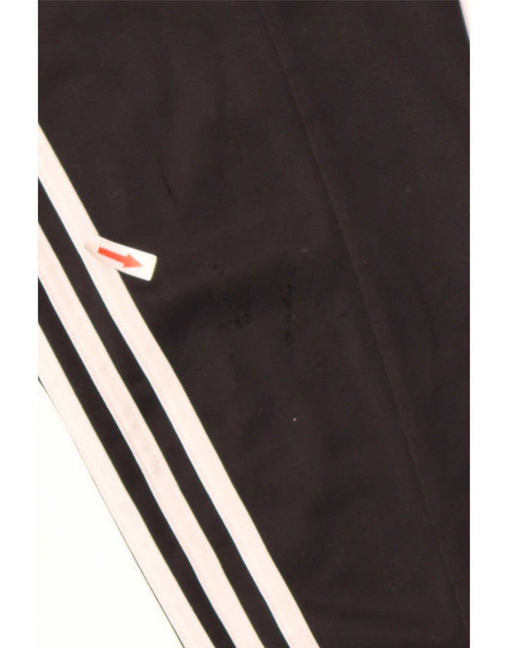 Adidas Herren Climalite Trainingsanzug Top Jacke UK 44/46 Large Schwarz Polyester