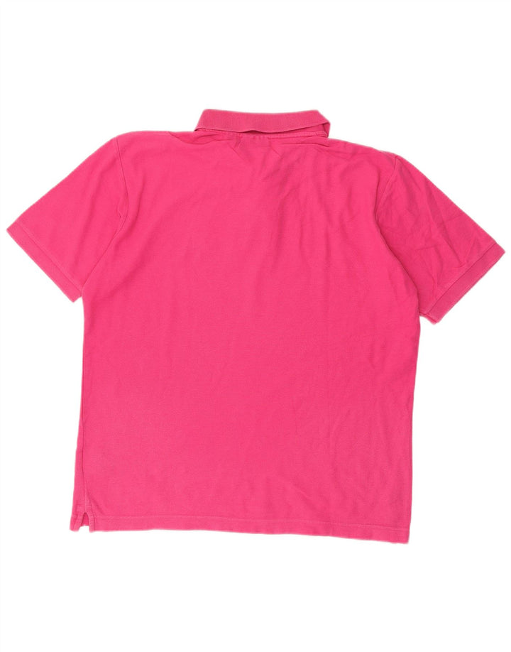 FILA Herren Poloshirt mittelrosa Baumwolle