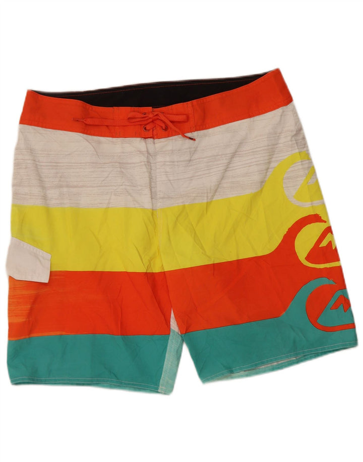 Quiksilver Herren-Badeshorts mit Grafik, groß, mehrfarbig gestreift