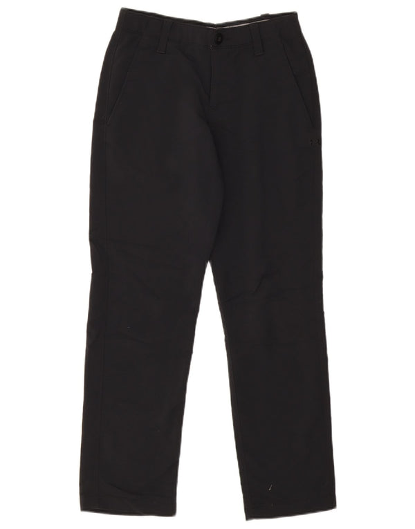 Under Armour Jungen gerade Freizeithose 9–10 Jahre W24 L25 Schwarz