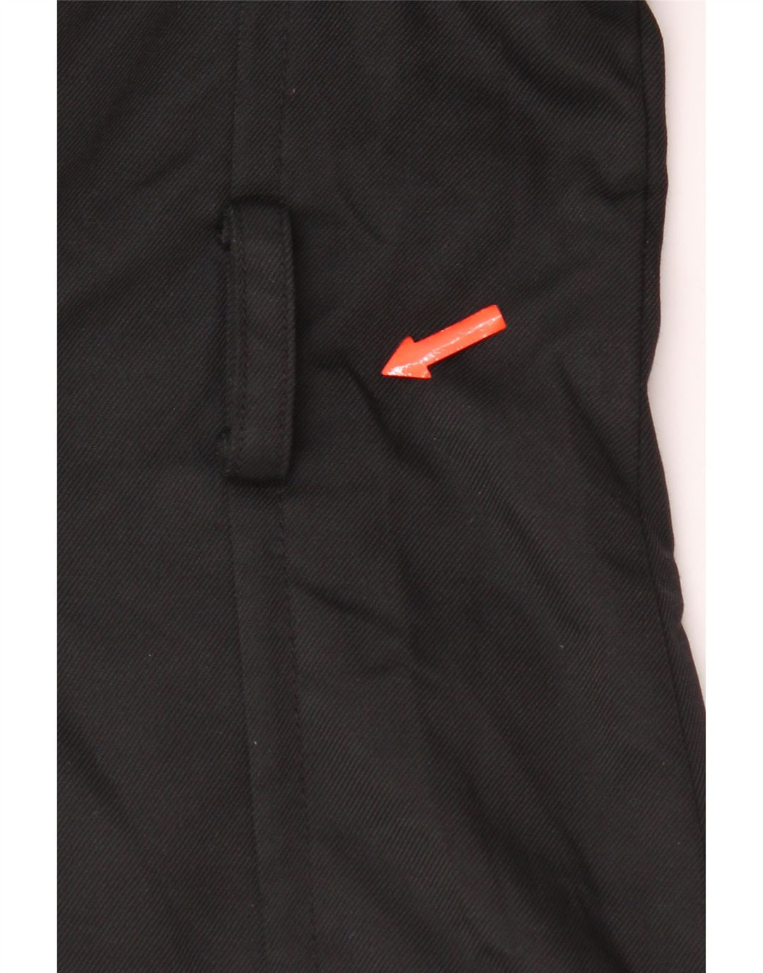 Zara Damen Militärjacke UK 12 Mittelschwarzes Nylon