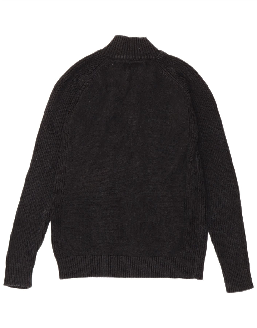 Zara Herren-Cardigan-Pullover, groß, Schwarz