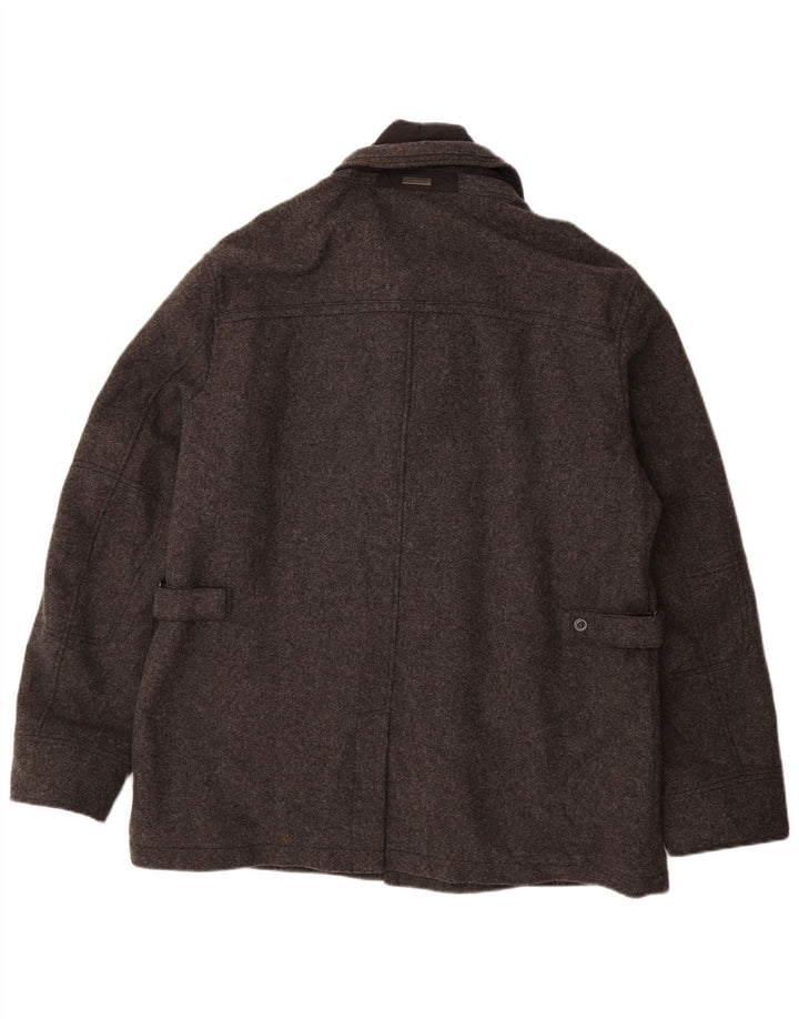 CALAMAR Herren Utility Jacke IT 56 3XL Graue Wolle