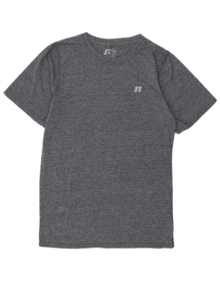 RUSSELL ATHLETIC Herren T-Shirt Top UK 34/36 Small Grau Polyester