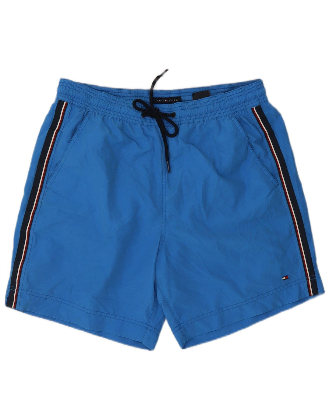 Tommy Hilfiger Herren-Badeshorts, groß, blau, Polyester
