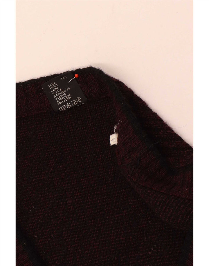Rinaldi Damen Strickjacke Pullover UK 14 Große kastanienbraune Wolle