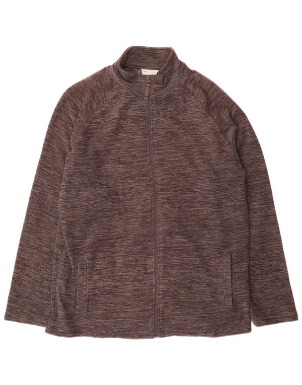 Mountain Warehouse Herren-Fleecejacke mit lockerer Passform, UK 40, Größe L, Grau meliert