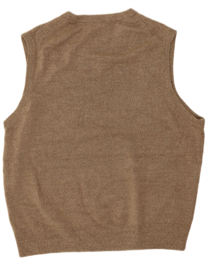 Dockers Herren Weste Tank Top XL Braun Acryl