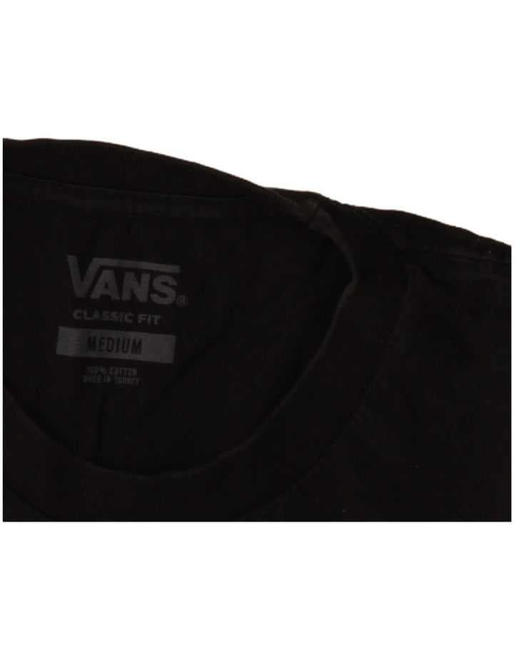 Vans Herren-T-Shirt mit klassischer Passform, mittelschwarze Baumwolle
