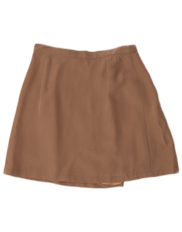 Vintage Damen Mini Wickelrock W26 Small Beige