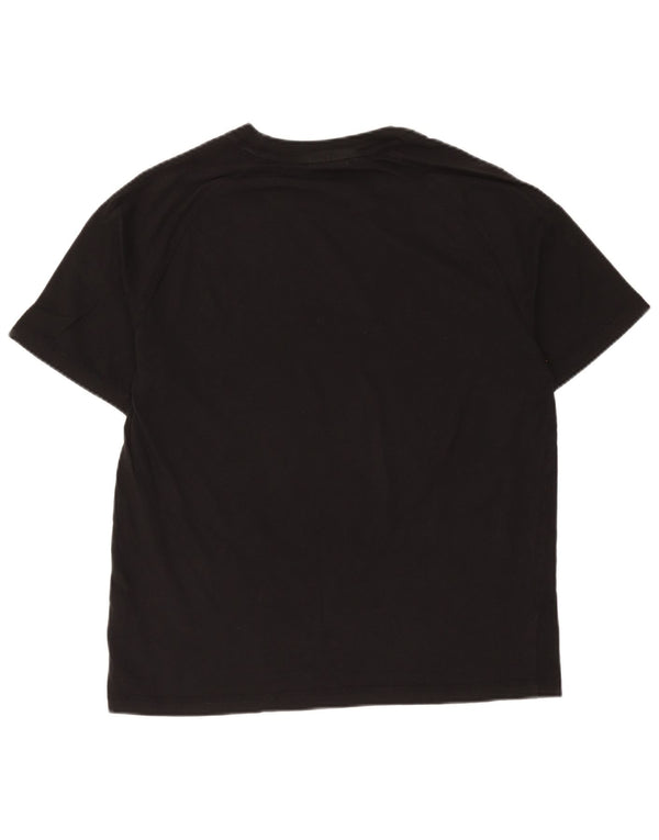 Calvin Klein Womens T-Shirt Top UK 18 XL Black Cotton